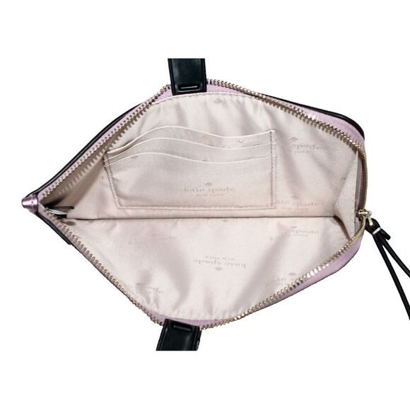 Kate Spade Mitten Pink Metallic Wristlet ~ Medium - Picture 5 of 7